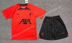 2023-24 Liverpool Red Thailand Soccer Uniform-8975