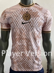 Player Version 2023-24 Inter Milan Light Pink Thailand Soccer Jersey AAA-518