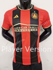 Player version 2023-24 Atlanta United  Home Red&Black Thailand Soccer Jersey AAA