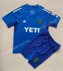 2023-24 Austin FC Goalkeeper Blue  Soccer Uniform-AY