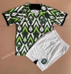 2023-24  concept version Nigeria Green Soccer Uniform-AY