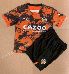 2023-24 concept version  Valencia Orange&Black Thailand Soccer Uniform-AY