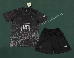 2023-24 Borussia Dortumund Black  Soccer Uniform-709