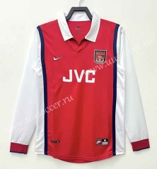 1998 Retro Version Arsenal Home Red Thailand LS Soccer Jersey AAA-6590