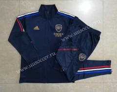 2023-24  Arsenal Royal Blue Thailand Soccer Jacket Uniform-815