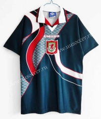 90-92 Retro Version Wales Away Blue Thailand Soccer Jersey AAA-c1046
