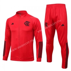 2023-24 Flamengo Red Thailand Soccer Jacket Uniform-815