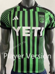 Player version 23-24 Austin FC Home Black& Green Thailand Soccer Jersey AAA-518