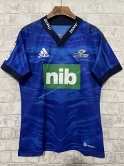 (s-5xl)2023 Blues Home Blue Rugby Shirt