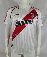 95-96 CA River Plate Home White Thailand Soccer Jersey AAA-503