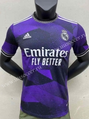 Player verison 2023-24  Real Madrid  Purple Thailand Soccer Jersey AAA-c2045