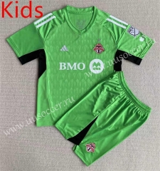 23-24 Toronto Goalkeeper  Green kids Soccer Uniform-AY