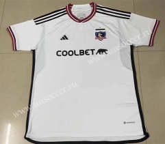 2023-24   Colo-Colo Home White Thailand Soccer Jersey-HR