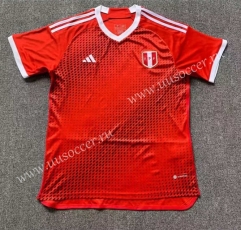 23-24 Peru Away Red Thailand Soccer Jersey AAA--512