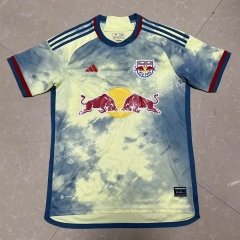 2023-24 New York Red Bulls  Home Yellow Thailand Soccer Jersey AAA