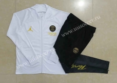 2023-24 Paris SG White Soccer Jacket Uniform -815