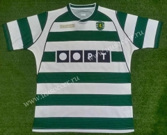 2023-24   Ronaldo Sporting Clube de Portugal Home Green& White Thailand Soccer Jersey AAA-416