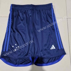 2023-24 Cruzeiro EC  Royal Blue Thailand Soccer Shorts-2886