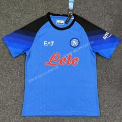 2023-24 Napoli Home Blue Thailand  Soccer Jersey