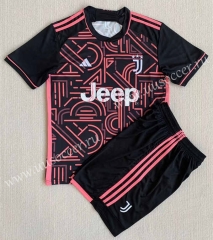 2023-24 concept version Juventus Pink&Black  Soccer Uniform-AY