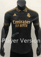 Player verison 2023-24  Real Madrid  Black  Thailand Soccer Jersey AAA-1959