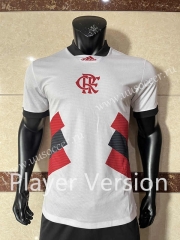 Player Version 2023-24  Flamengo  White Thailand Soccer Jersey AAA-CS