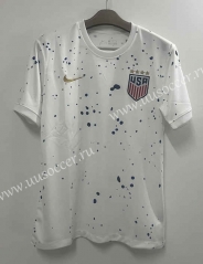 2023-24  USA White Thailand Soccer Jersey-709