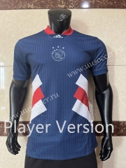 Player version 2023-24 Ajax Blue Thailand Soccer Jersey AAA-CS