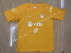 2023-24 Club América Goalkeeper  Orange Thailand Soccer Jersey-6895