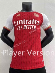 Player version 23-24  Arsenal Home Red Thailand Soccer Jersey AAA-6886