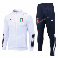 2023-24 Italy White Soccer jacket-815