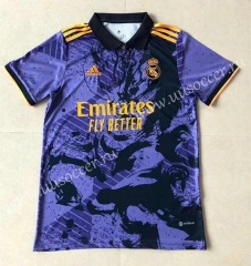 2023-24  Dragon print version Real Madrid  Purple  Thailand Soccer Jersey AAA-4927