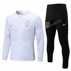 2023-24 Corinthians White Soccer Jacket Uniform-815