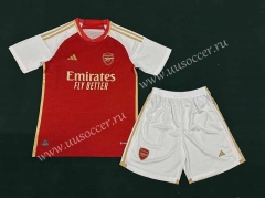 2023-24 Arsenal Home Red Soccer Uniform-709