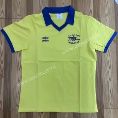 Retro Version71-79 Arsenal  Away Yellow Thailand Soccer Jersey AAA-6590