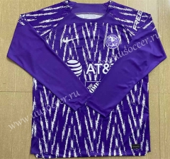 2023-24 Club América Goalkeeper Purple Thailand LS Soccer Training Jersey-6895