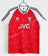 Retro Version90-92 Arsenal  Home Red Thailand Soccer Jersey AAA-1046
