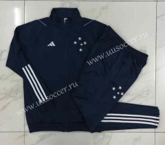 2023-24 Cruzeiro EC Royal Blue Thailand Soccer Jacket Uniform-815