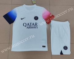 2023-24 Paris SG Away White Soccer Uniform-718