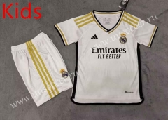 2023-24 Real Madrid Home White Soccer Uniform-8423