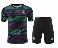 2023-24 Real Madrid Green&Purple Soccer uniform-418