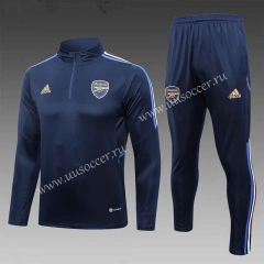 2023-24 Arsenal Royal Blue Thailand Tracksuit Uniform-815