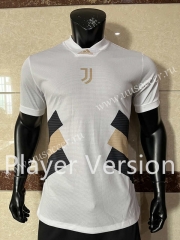 Player Version 2023-24  Juventus  White Thailand Soccer Jersey AAA-CS