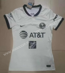 2023-24 Club America 2nd Away White Female Thailand Soccer Jersey AAA-912