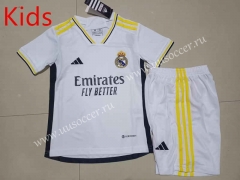 2023-24 Real Madrid Home White Soccer Uniform-507