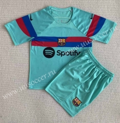 2023-24 Barcelona Lake Blue Soccer Uniform-AY