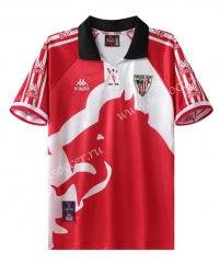 97-98 100th birthday Athletic Bilbao Home Red&White Thailand Soccer Jersey AAA-7505