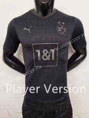Player version limited edition 2023-24 Borussia Dortmund Black Thailand Soccer Jersey AAA-6235