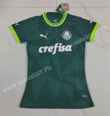 2023-24 Palmeiras Home Green Thailand Female Soccer Jersey AAA-708