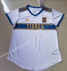 2023-24 Tigres UANL 2nd Away White Female Thailand Soccer Jersey AAA-4056